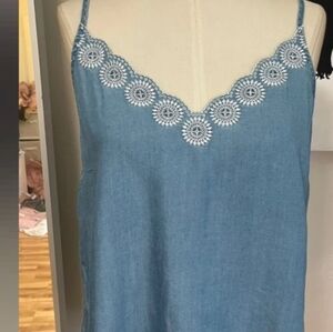 Denim tank